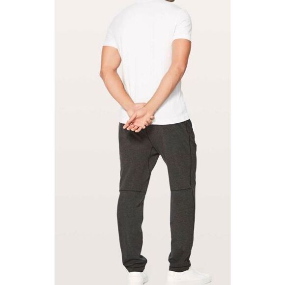 LULULEMON ATHLETICA Cross Cut Pant In Heathered Black Size XL - Picture 2 of 5